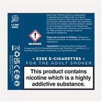 Ezee 電子 タバコ ポッド メンソール味 ニコチン12mg/ml 2本入り